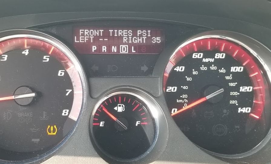 Service Tire Monitor System Gmc